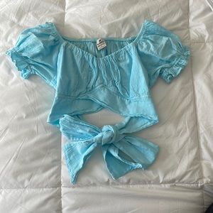 Baby Blue Top